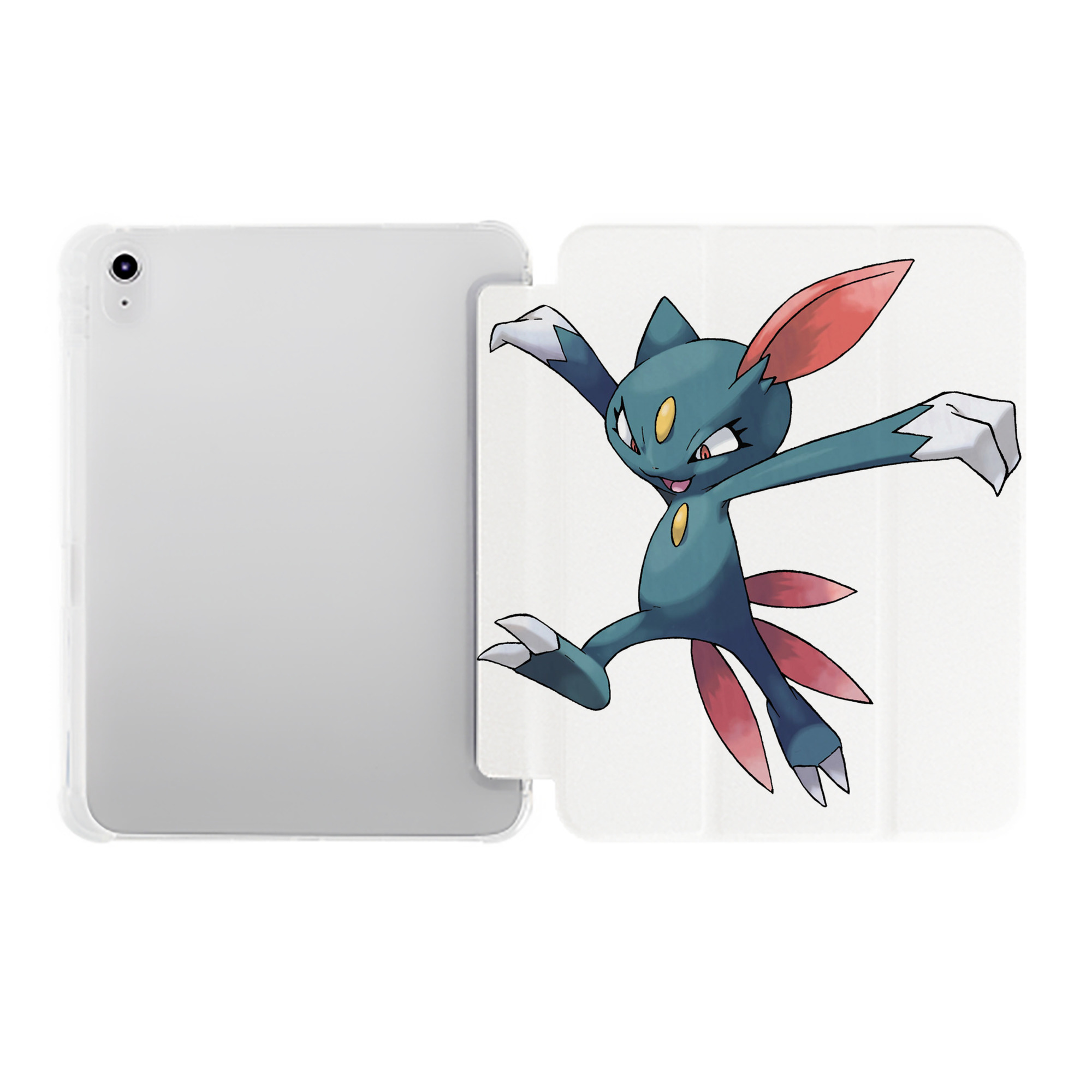 （画像用） ポケットモンスター Pokémon IPad ケース ペン収納付き 三つ折りスタンド PUレザー×シリコン 対応機種9.5/10.5/10.9インチ